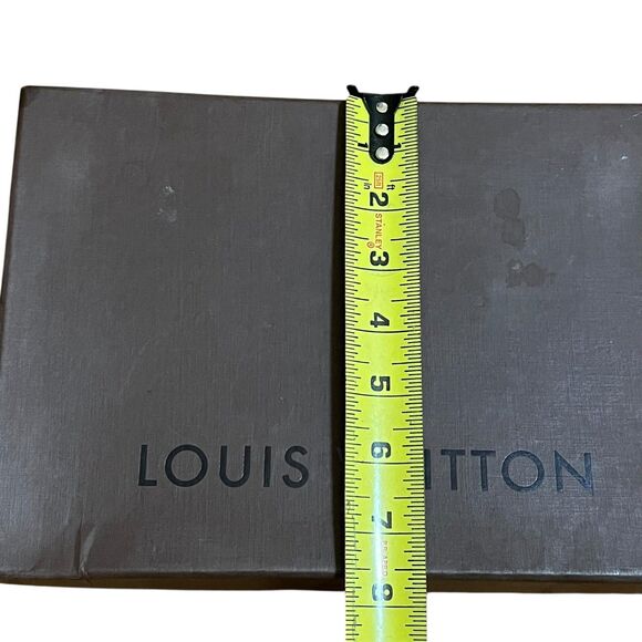 Louis Vuitton Gift Boxes Set Of 2 Brown Logo Rigid Tray Box Packaging Storage - Picture 5 of 9